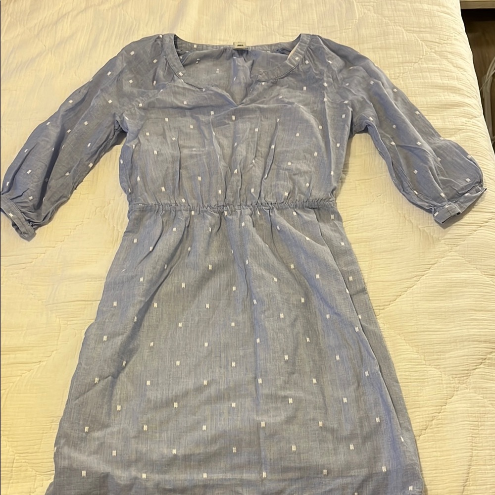 Blue Polka Dot Dress